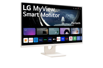 LG 27SR50F-W 27inch Full HD IPS MyView Smart Monitor with webOS