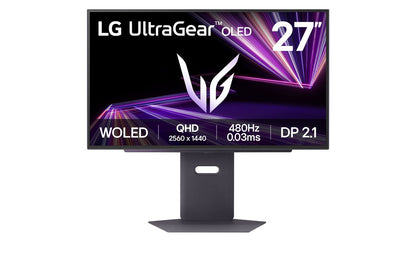 LG UltraGear 27GX790A-B 27-inch OLED 480Hz QHD Gaming Monitor | 0.03ms (GtG), DP 2.1, DisplayHDR True Black 400