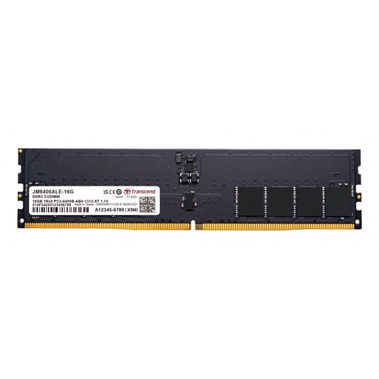 Transcend DDR5-6400 CUDIMM 16GB 1.1V (2Gx8)x8 1Rx8 (JM6400ALE-16G) DIMM RAM
