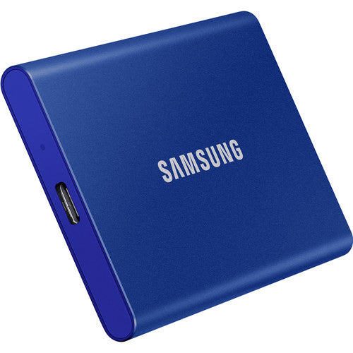Samsung T7 Blue (MU-PC500H/WW)  500GB PORTABLE SSD T7 USB 3.1 GEN 2 BLUE