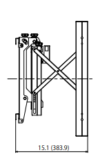 Panasonic TY-VK49LV2 Bracket set for 49" Videowall Panel