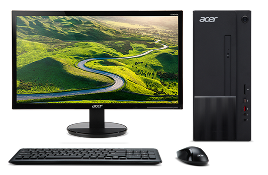 Acer Aspire TC-875 23.6インチ Intel Core i5-10400 8GB 256GB SSD+1TB HDD 2GB GT1030 Win10 デスクトップ