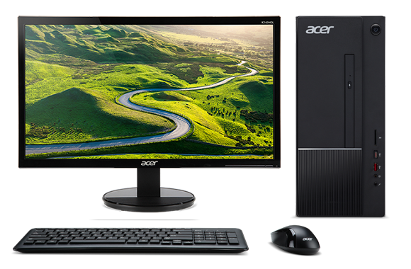 Acer Aspire TC-875 23.6inch Intel Core i5-10400 8GB 256GB SSD+1TB HDD 2GB GT1030 Win10 Desktop