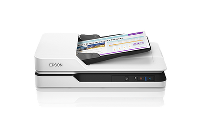 Epson WorkForce DS-1630 (B11B239502) フラットベッド、50 枚 ADF、25ppm/12ppm、3 パス両面印刷、USB 3.0