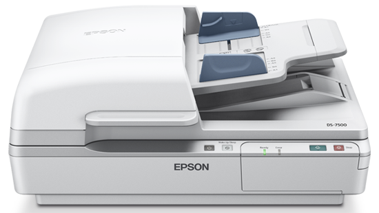 Epson WorkForce DS-7500 (B11B205341) Flatbed Document Scanner with Duplex ADF