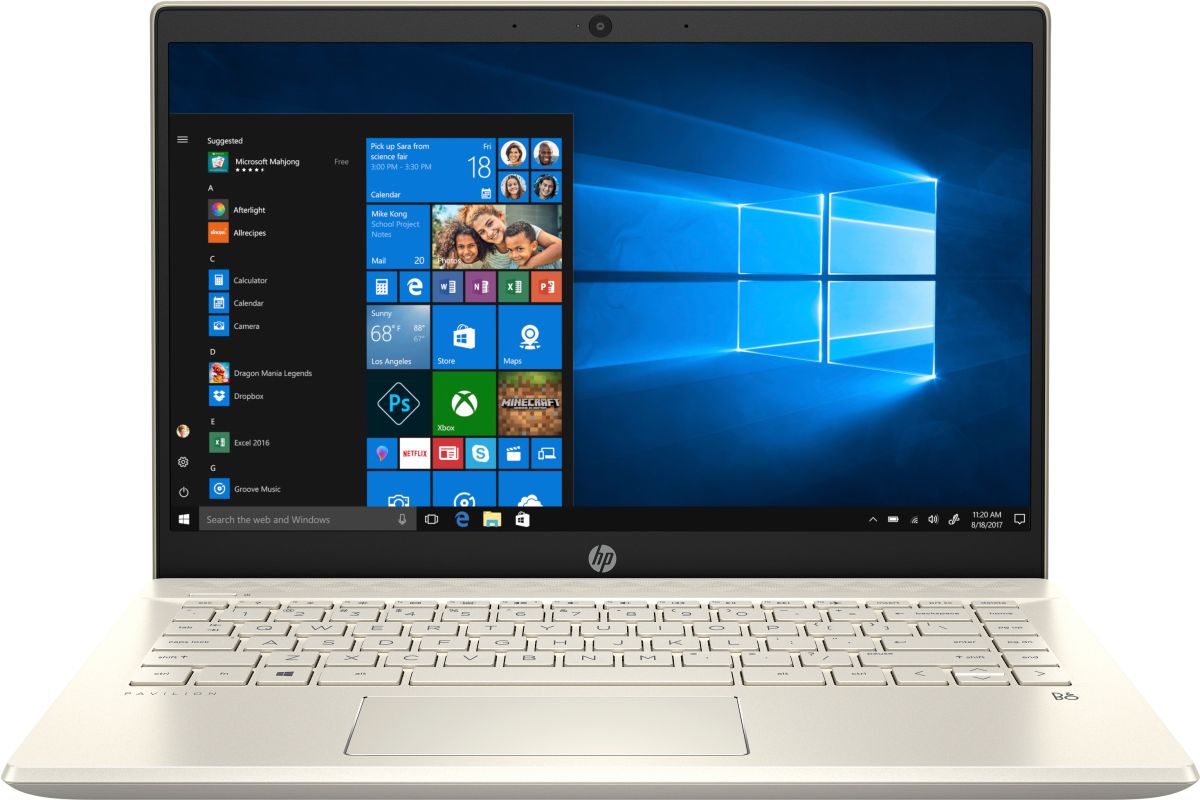 HP Pavilion 14-CE3063TX Intel Core i5-1035G1 14inch FHD 8GB RAM 1TB + 128GB SSD MX130 2GB Warm Gold