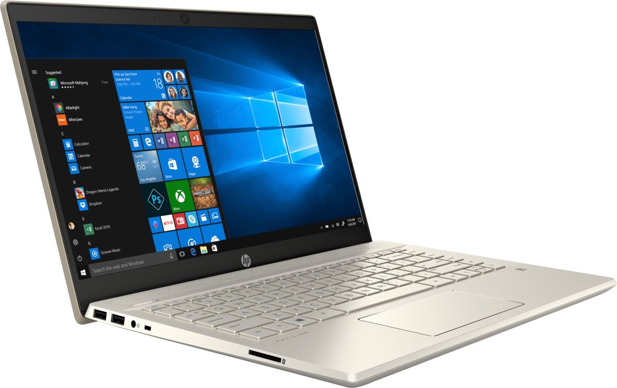 HP Pavilion 14-CE3063TX Intel Core i5-1035G1 14インチ FHD 8GB RAM 1TB + 128GB SSD MX130 2GB ウォームゴールド