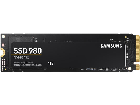 Samsung 980 (MZ-V8V1T0BW) 1TB 980 NVME M.2 SAMSUNG SSD 