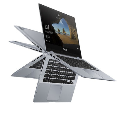 Asus TP412FA-EC182T Vivobook Flip 14インチ FHD Intel Core i5-8265U 4GB RAM 512GB SSD UHD グラフィックス 620 Win10 スターグレー