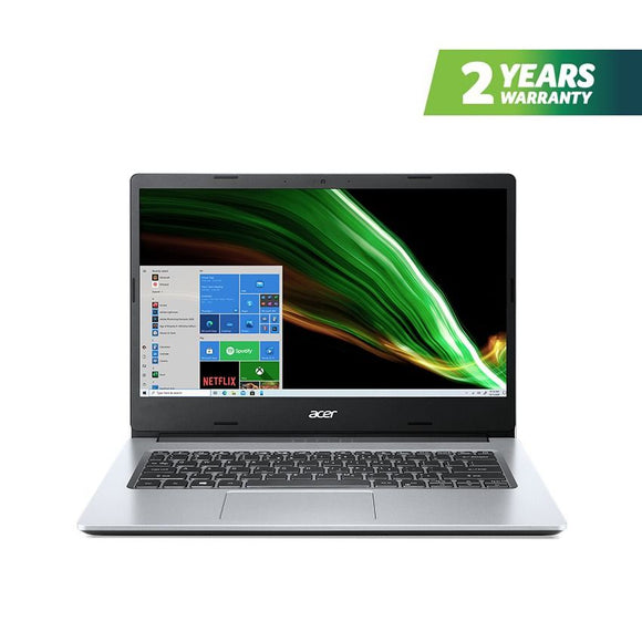 Acer A314-35-P4BJ 14HD Intel Pentium N6000 8GB RAM 256GB SSD Windows 10 Pure Silver