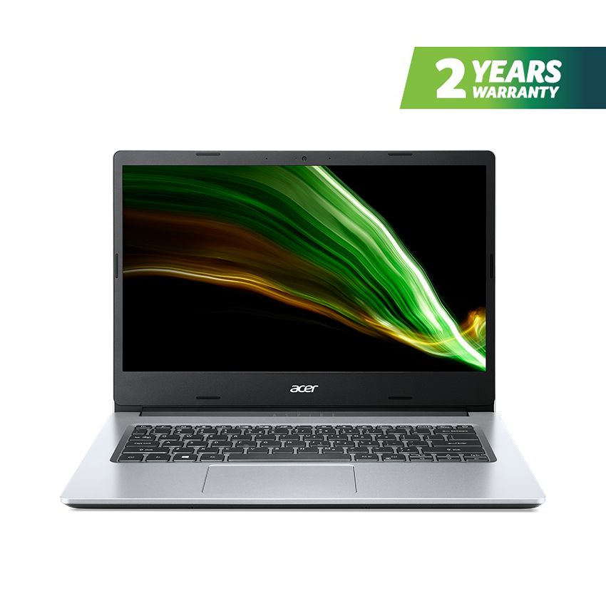 Acer A314-35-C733	14Inch Celeron DC 4500 4GB 256GB SSD Windows 11 Home Pure Silver