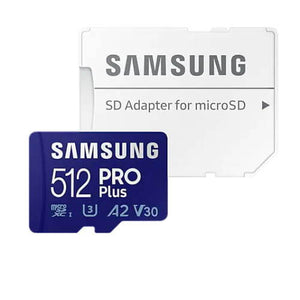 Samsung Pro Plus (MB-MD512KA/APC) 512GB MICRO SD PRO PLUS W ADAPTER SAMSUNG