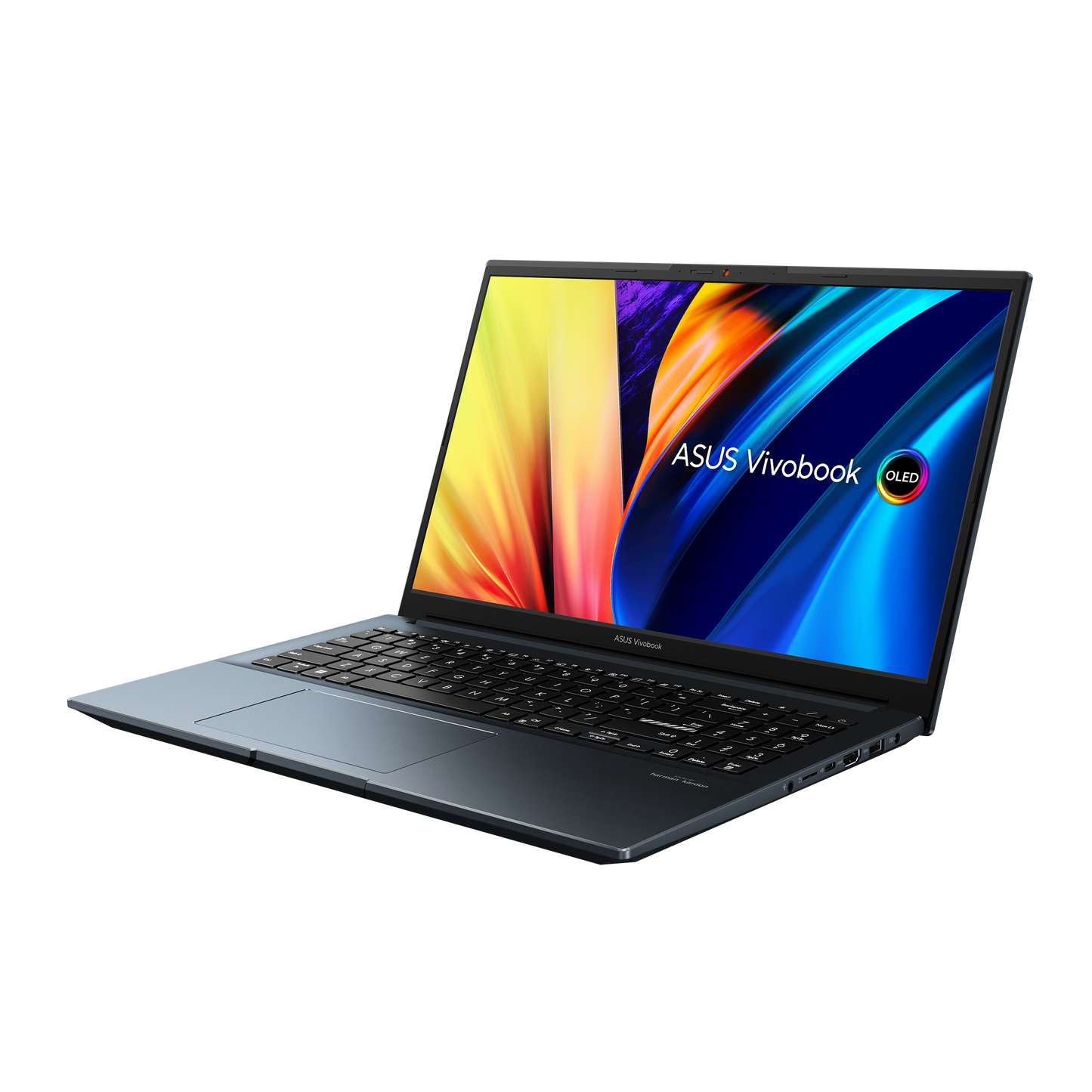 ASUS Vivobook Pro M6500QC-MA060WS 15.6 OLED AMD Ryzen 5-5600H 16GB RAM 512GB SSD NVIDIA RTX 3050 Windows 11 クワイエットブルー