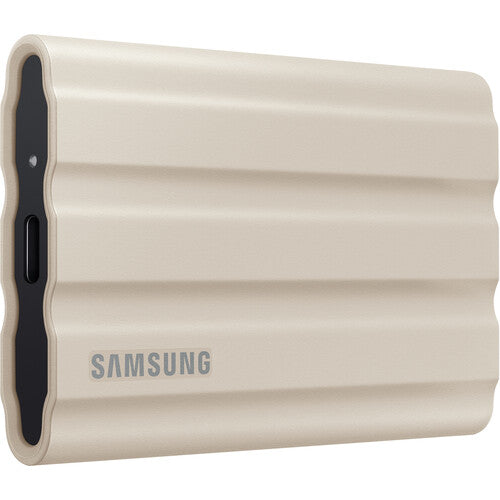 Samsung T7 シールド ベージュ (MU-PE1T0K/WW) 1TB ポータブル SSD T7 シールド USB 3.2 ベージュ