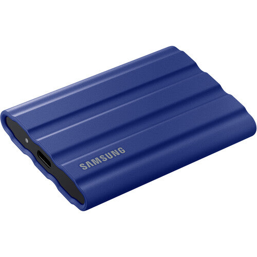 Samsung T7 シールド ブルー (MU-PE1T0R/WW) 1TB ポータブル SSD T7 シールド USB 3.2 ブルー