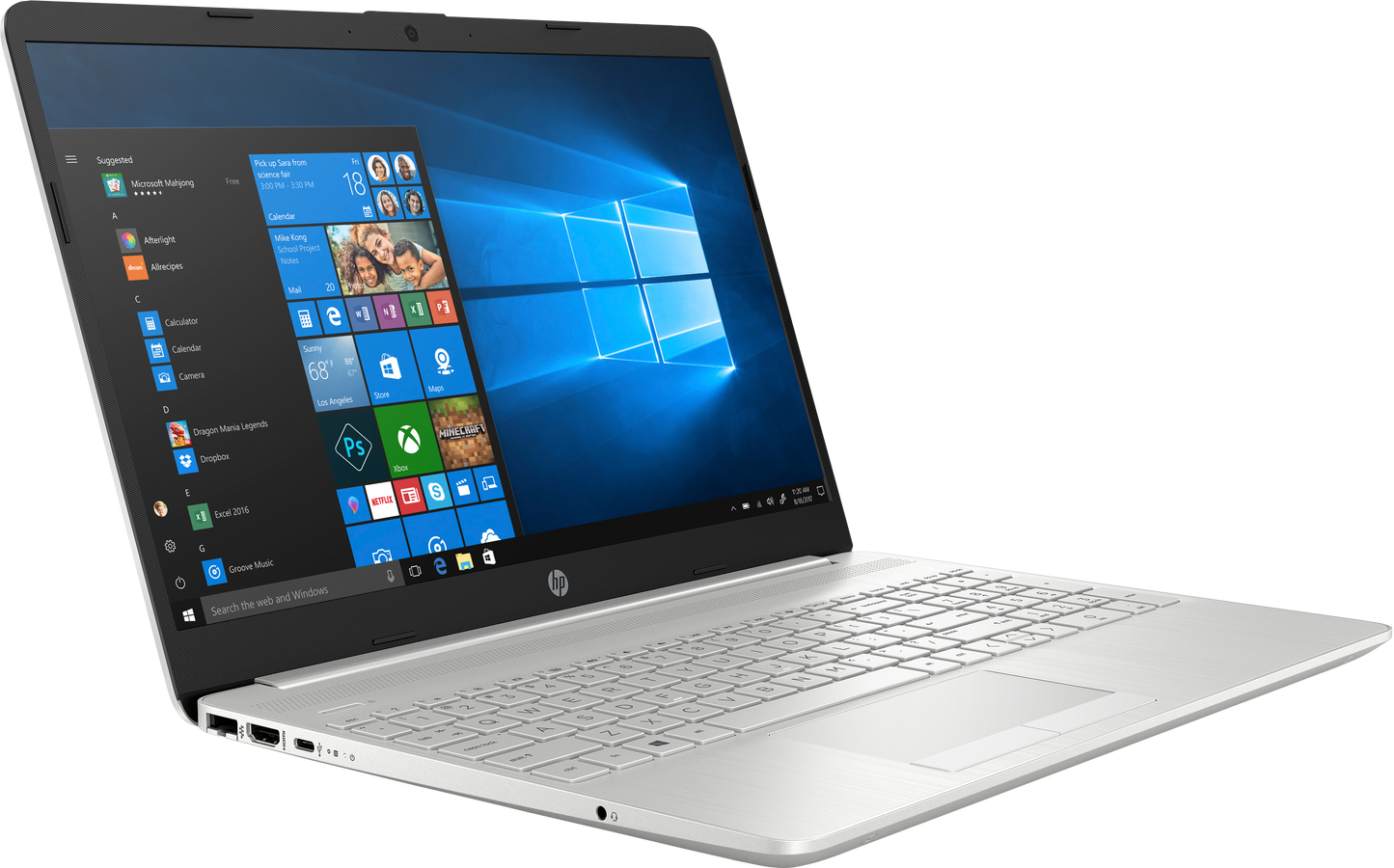 HP 15S-DU0077TX 15.6インチ HD インテル Core i3-8130U 8GB RAM 1TB + 128SSD MX130 2GB Win10 シルバー