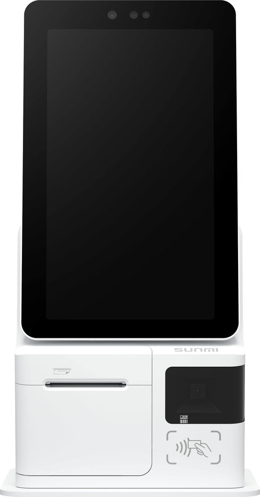 Sunmi Self Check-Out Kiosk (P05060035)  15.6" RK3288 2GB 16GB Android 7.1 WiFi Printer:58 80mm