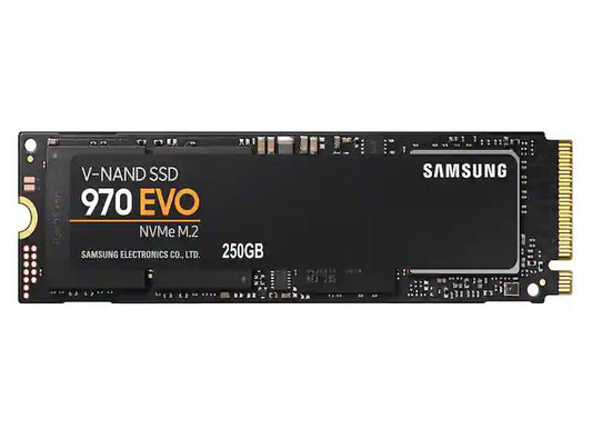 サムスン 970 EVO PCIE NVMe M.2 250GB SSD 