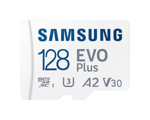 Samsung EVO Plus (MB-MC128KA APC) 128GB MICRO SD EVO PLUS V5 NAND CLASS 10 W/ADAPTER SAMSUNG