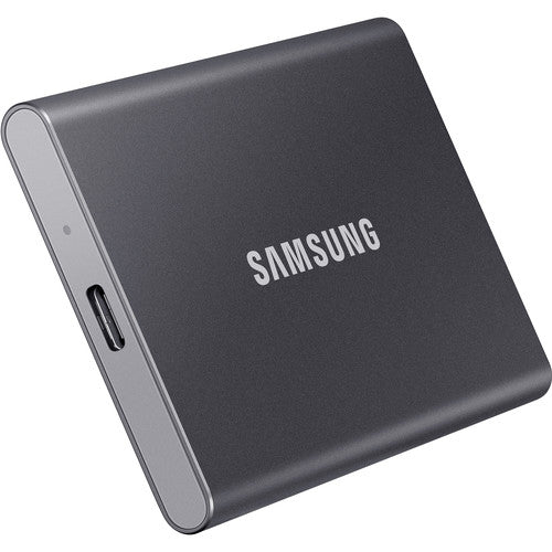 Samsung T7 ブラック (MU-PC500T/WW) 500GB ポータブル SSD T7 USB 3.1 GEN 2 TITAN GRAY 