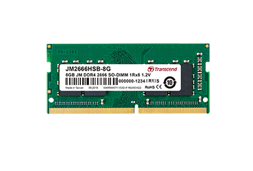 Transcend 4GB JM DDR4 2666MHZ SODIMM (JM2666HSD-4G) メモリ RAM