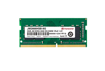 Transcend 4GB JM DDR4 2666MHZ SODIMM (JM2666HSD-4G) Memory RAM