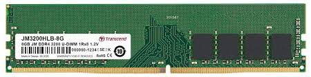 Transcend 8GB JM DDR4 3200MHZ U-DIMM (JM3200HLB-8G) メモリ RAM