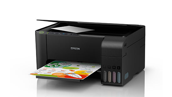 EPSON エコタンク L3150 (C11CG86503) A4 多機能、Wi-Fi 対応の印刷/スキャン/コピー、フチなし印刷