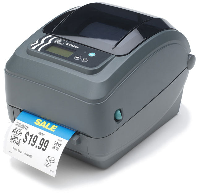 Zebra GX420t Direct Thermal/Thermal Transfer Printer Label Printer